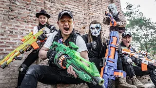 LTT Films : Patrol Police S.E.A.L X Nerf Guns Fight Crime Group Grakk Mask Rescue The Spy 2