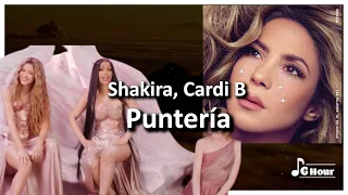 Shakira, Cardi B - Puntería [1 hour Loop]