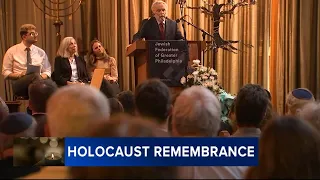 Survivors, community leaders gather at Center City synagogue for Holocaust Remembrance Day