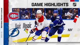 Canadiens @ Lightning 3/18 | NHL Highlights 2023