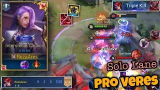 Veres Pro Gameplay | Solo Lane Beast With New Build | Arena of Valor | Liên Quân mobile