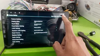 Configuración  de camara de retro radio pantalla  Android LT luntuo 9" 🚘📷🖥