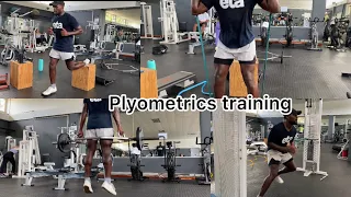 Plyometrics & Resistance band Training || Gym 🏋🏾‍♂️ || Explosive Training || Vlog