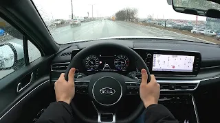 2021 Kia K5 2.5 (194) GDI GT Line+ POV TEST DRIVE