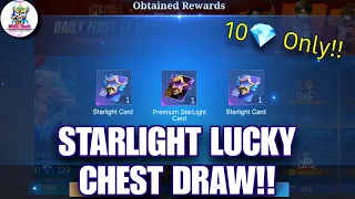 STARLIGHTS LUCKY CHEST DRAW!! (10 💎 ONLY) | Mobile Legends Bang Bang