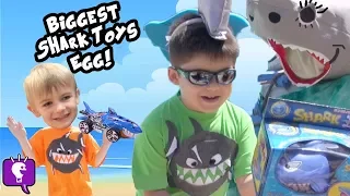 Giant SHARK Toy Surprise Eggs