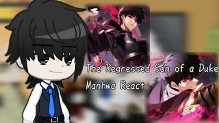 Регрессировавший сын герцога Манхва Реакция|The Regressed Son of a Duke Manhwa React