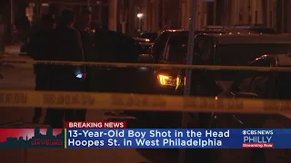13-Year-Old Boy Shot In Head In West Philly