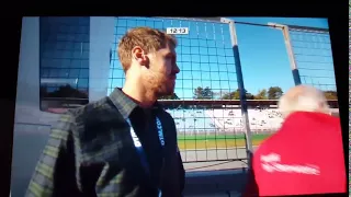 Vettel watching his brother at the Audi Sport TT Cup