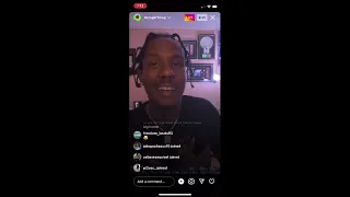 Lex Luger Plays and Produces Groovy Beat on IG Live