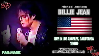 Michael Jackson | Billie Jean - Live In Los Angeles, California (1989) FAN MADE - Read Desc Please