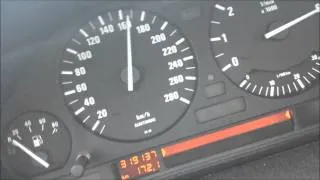 BMW E34 540i acceleration manual 5 gears