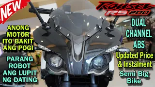 Kawasaki BAJAJ ROUSER RS 200 Mapormang Semi Big Bike Astig ng Design