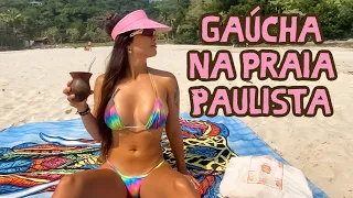 O QUE FAZ UMA GAÚCHA quando vai NA PRAIA PAULISTA | VANLIFE REAL | Carol Kunst e João Rauber