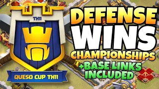 IMPENETRABLE TH11 BASES (with links)! TH11 QUESO CUP GRAND FINALS! Clash of Clans eSports