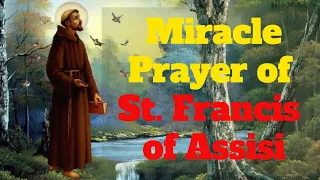 POWERFUL PRAYER TO ST  FRANCIS of ASSISI