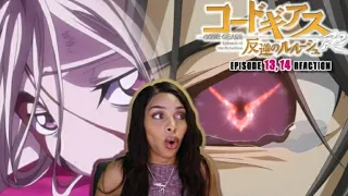 POOR SHIRLEY!! | CODE GEASS R2 EPISODE 13, 14 REACTION