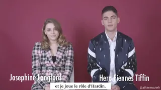 Josephine Langford & Hero Fiennes-Tiffin - interview 60 secondes chrono avec Nylon Mag !