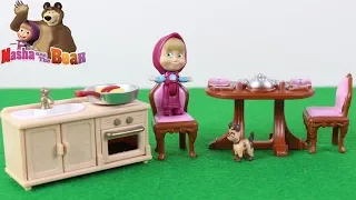 Maşa ve Kardeşi Toybox Açıyor Maşanın Küçük Köpeği Masha And Bear Çizgi Film