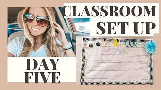 CLASSROOM SET UP DAY 5 | VLOG | 2nd Grade Teacher