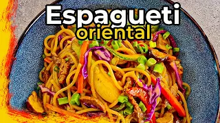 Prepara el Espagueti de la Comida China | JUS PALTA - Comida Casera