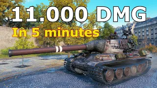 World of Tanks AMX M4 mle. 54 - 7 Kills 11K Damage In 5 minutes