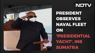 India's Naval Might In Full Display At President's Fleet Review