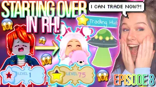 I STARTED OVER IN ROYALE HIGH AND I CAN TRADE NOW! LEVEL 75! ROBLOX Royale High Speedrun Challenge