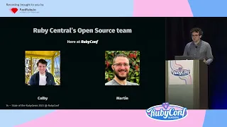 RubyConf 2023 - State of the RubyGems by Samuel Giddins
