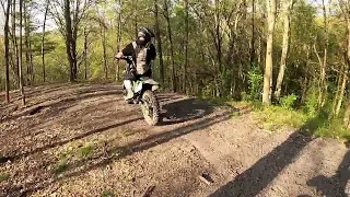 Dirt Bike Single Track Hill Climbs