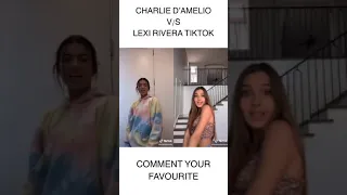 Charli D’amelio Vs Lexi Rivera TikTok Dance Battle #shorts #tiktok