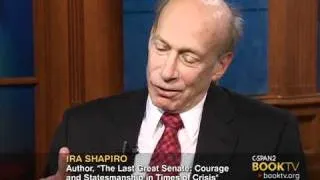 BookTV: After Words: Ira Shapiro, "The Last Great Senate"