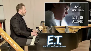 John Williams: E.T. Is Alive! | E.T. the Extra-Terrestrial (piano cover with film)