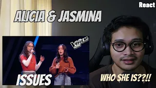 Reaction Alicia & Jasmina - Issues | The Voice Kids 2021 | Blind Auditions | Reza Reaction!!