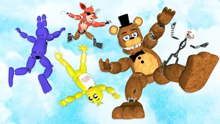 FNAF: Animatronics Ragdolls Jumps & Falls [GMOD] - Episode 54