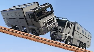 EPIC MEGA TRUCK SUMO! (GTA 5 Funny Moments)