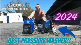 BEST pressure washer 2024!! Car Detailing ELECTRIC 2500PSI pressure washer by WESTINGHOUSE!