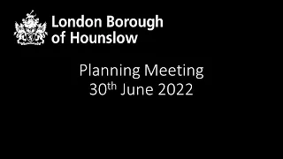 Planning Meeting 30th June 2022