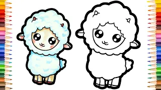 How to draw a Sheep Step by Step | Sheep Drawing Lesson Как нарисовать овечку. Простой рисунок