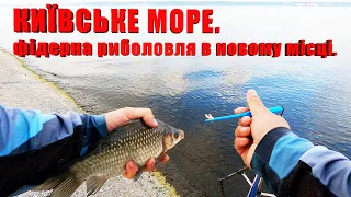 Київське море. Фідерна риболовля в новому місці.