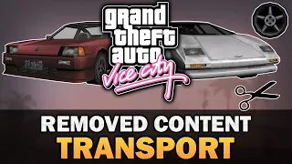 GTA VC - Removed Transport [Text video]