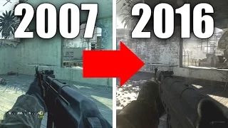 NEW Graphics Comparison! Call of Duty 4 vs Modern Warfare Remastered (2007-2016)