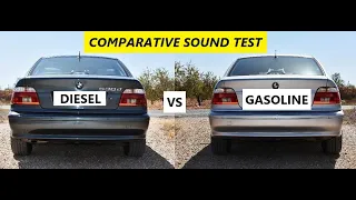 BMW E39 Comparative Sound Test Gasoline vs Diesel