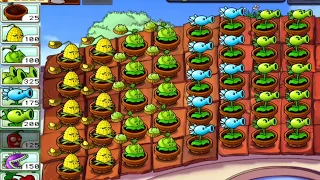 Plants vs Zombies | roof Level Adventure completed | pvz gameplay | the battle of pvz | February 28