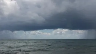 Смерч в Адлере июль 2019. Пляж Чкаловский/Tornado in Adler July 2019. Chkalovsky Beach