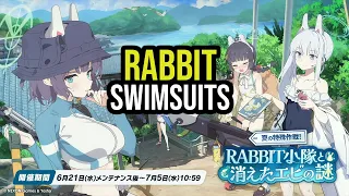 Blue Archive New Summer Rabbits Trailer | Swimsuit Miyako, Saki & Miyu Skill & L2D Animations