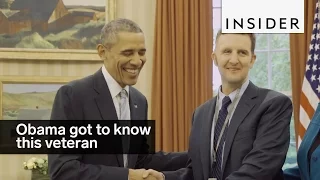 President Obama spent seven years getting to know this veteran