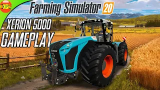 [NEW] Claas Xerion 5000 Tractor Gameplay | Farming Simulator 20 new update 0.0.0.60