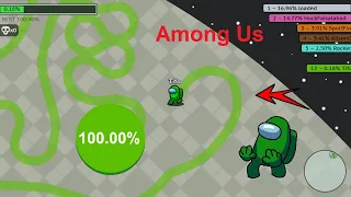 Paper.io 2 [Amogus.io] Map Control: 100.00% Among Us World Record