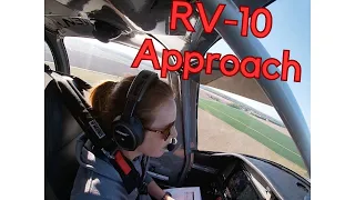 Flying an approach in the Vans RV-10 with the Garmin G3X system.